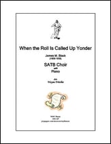 When the Roll Is Called Up Yonder SATB choral sheet music cover